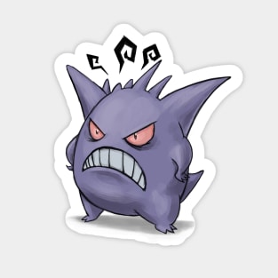 Grumpy Ghost Sticker